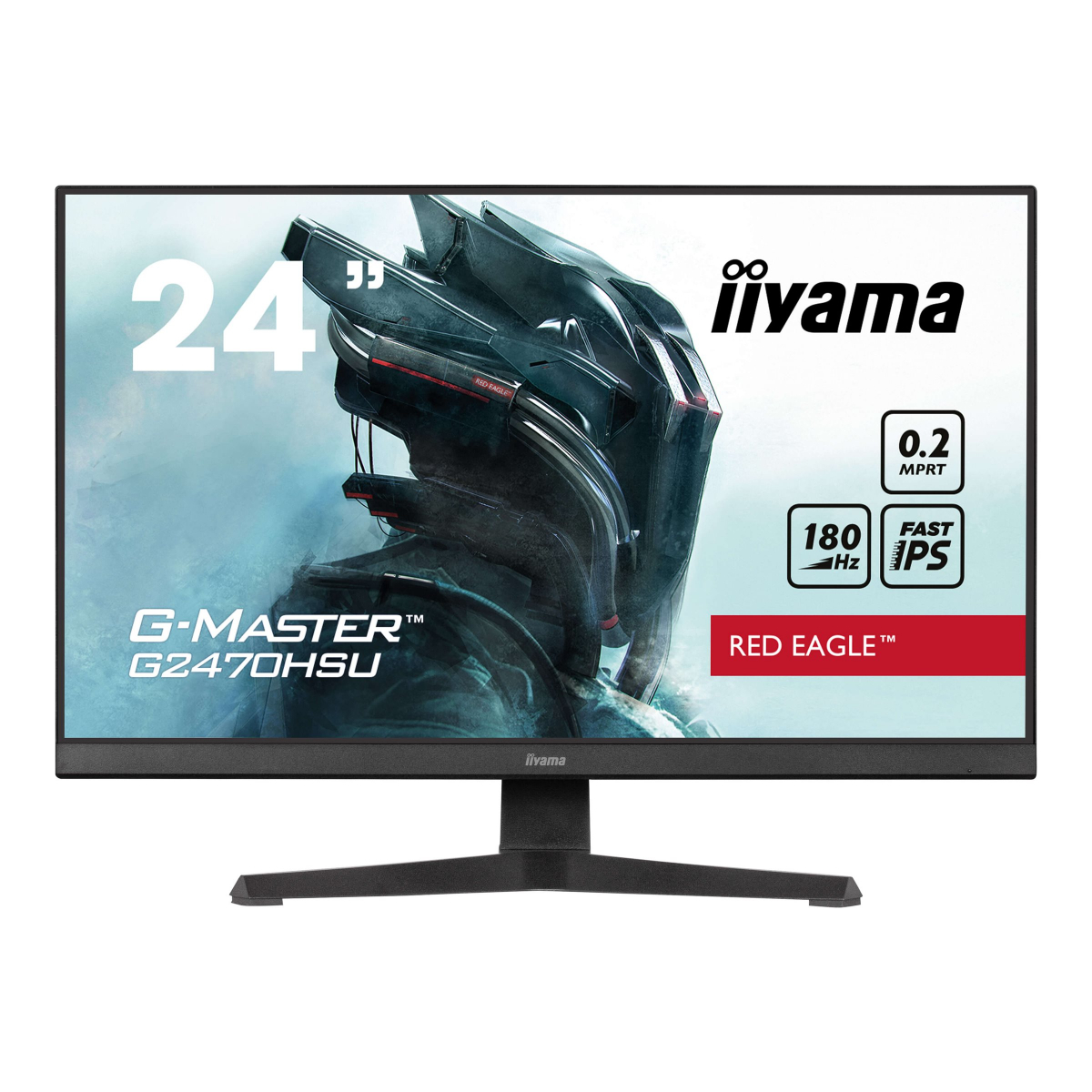 Iiyama G-MASTER Red Eagle G2470HSU-B6 61 cm (24 Zoll) Gaming-Monitor