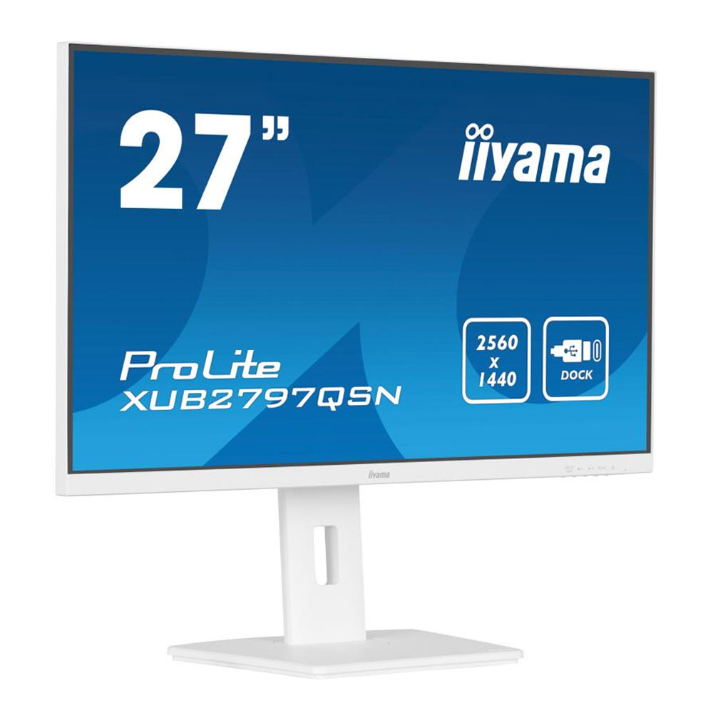 Iiyama ProLite XUB2797QSN-W2 68,5 cm (27 Zoll) LED-Monitor weiß