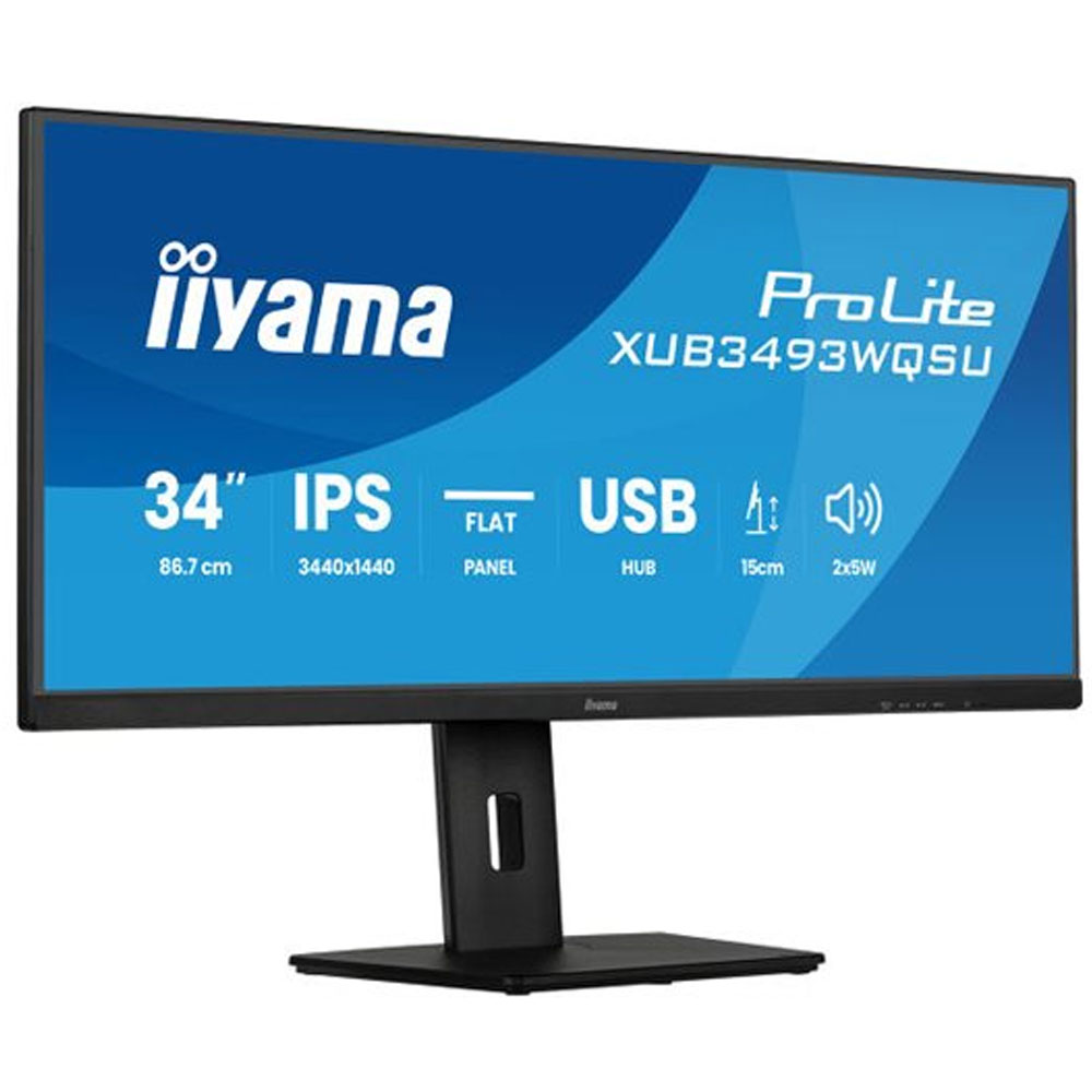 Iiyama Prolite XUB3493WQSU-B6 86,7 cm (34 Zoll) LED-Monitor schwarz