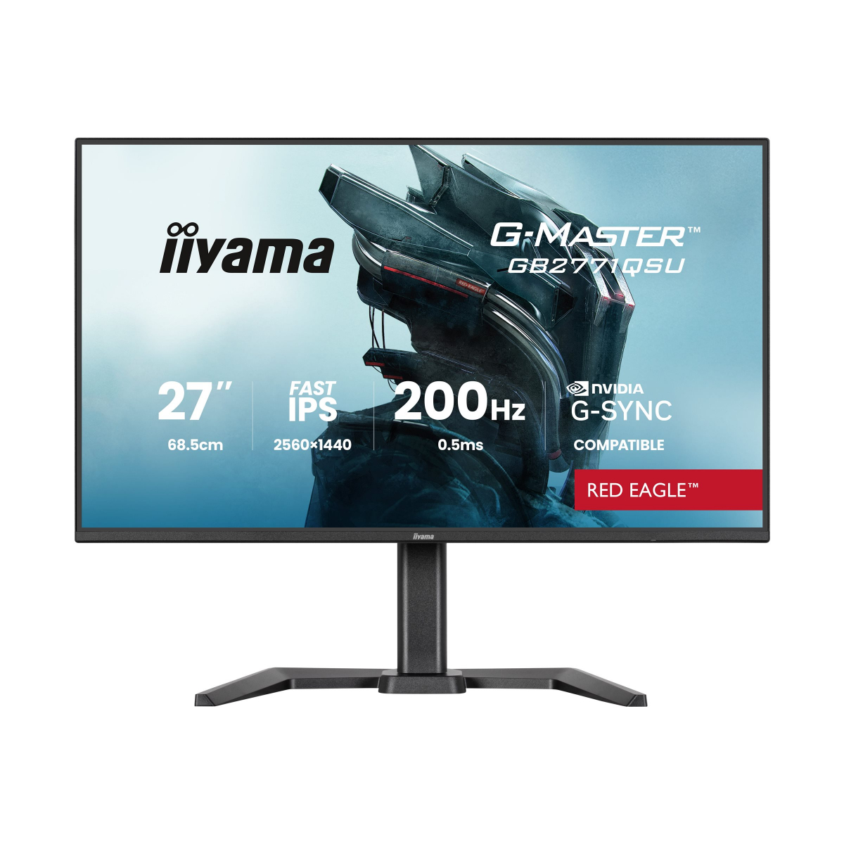 Iiyama G-MASTER Red Eagle GB2771QSU-B1 68,6 cm (27 Zoll) Gaming-Monitor