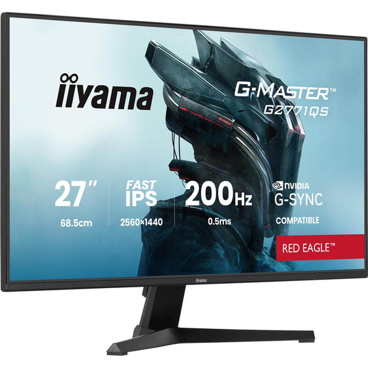 Iiyama G-Master Red Eagle G2771QS-B1 69 cm (27 Zoll) Gaming-Monitor