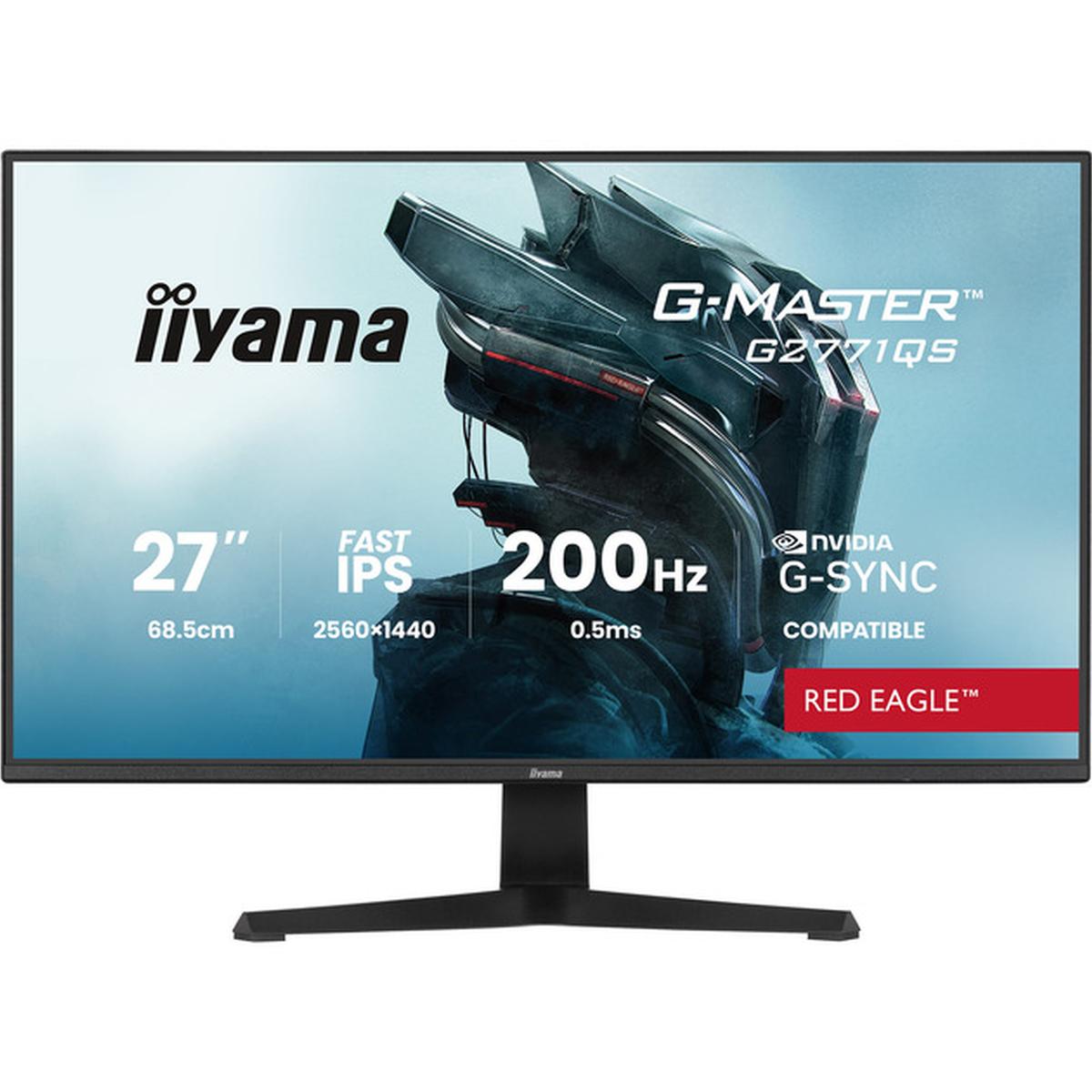 Iiyama G-Master Red Eagle G2771QS-B1 69 cm (27 Zoll) Gaming-Monitor