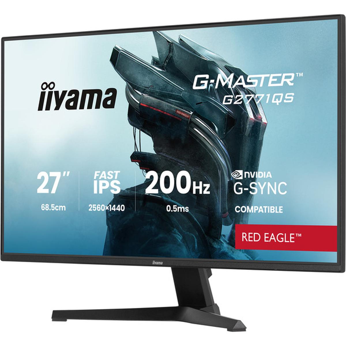 Iiyama G-Master Red Eagle G2771QS-B1 69 cm (27 Zoll) Gaming-Monitor