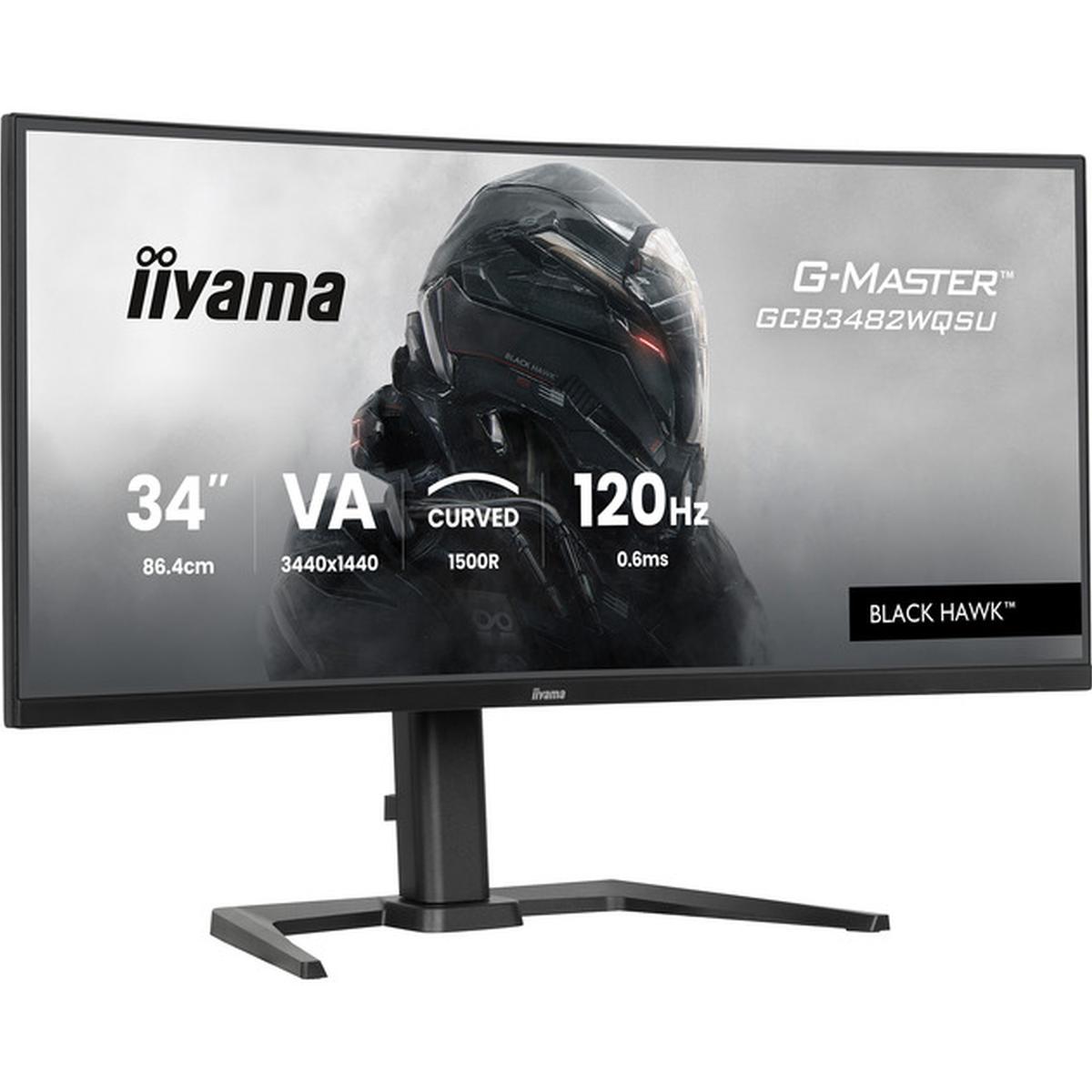 Iiyama G-Master Black Hawk GCB3482WQSU-B1 86,4 cm (34 Zoll) Curved-Gaming-Monitor