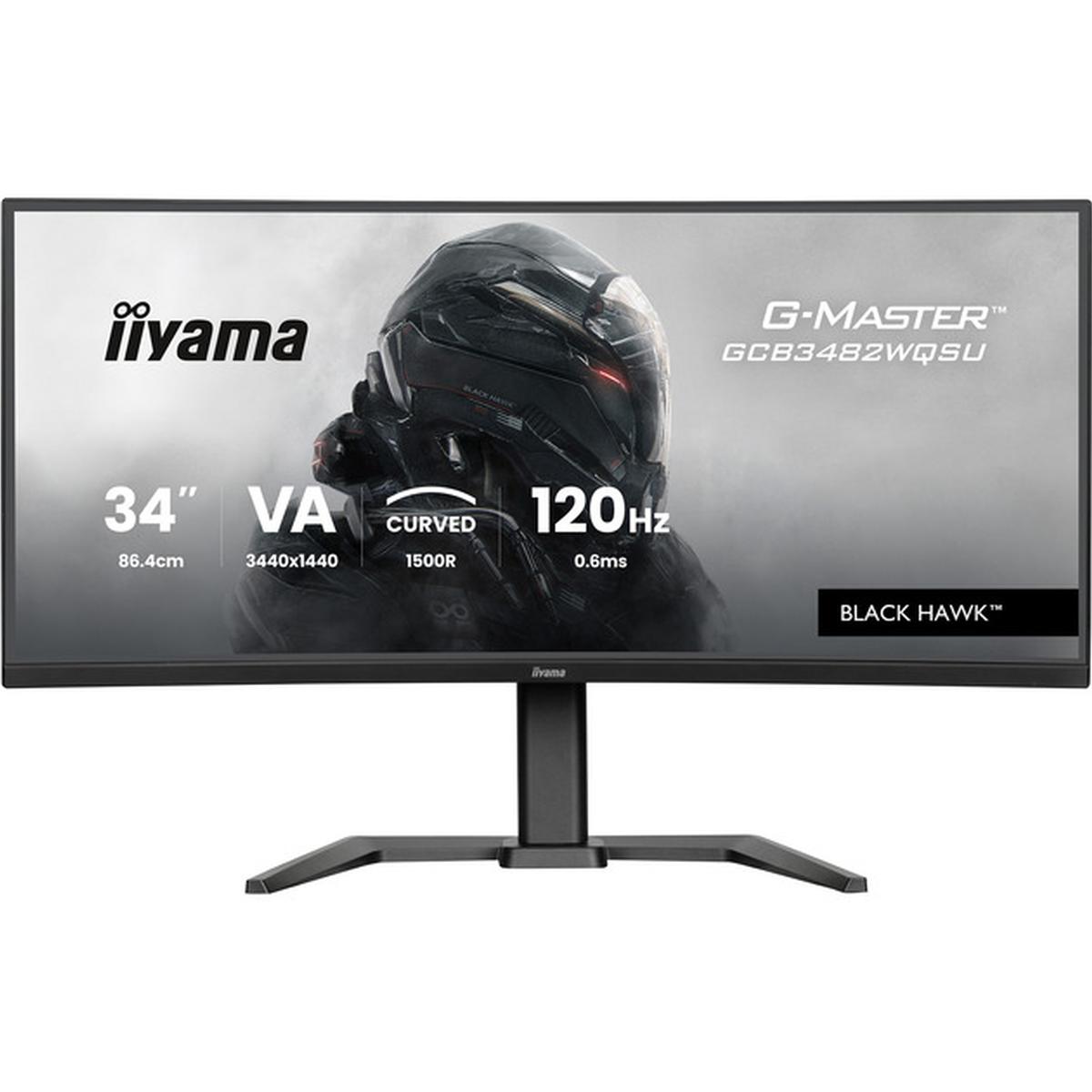 Iiyama G-Master Black Hawk GCB3482WQSU-B1 86,4 cm (34 Zoll) Curved-Gaming-Monitor