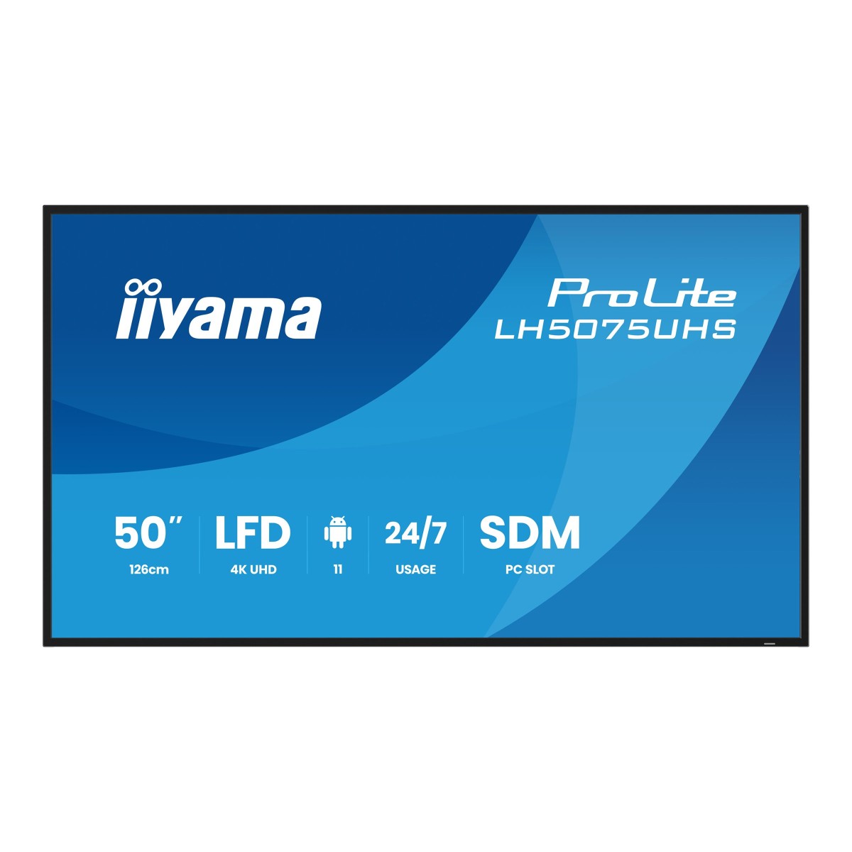 Iiyama ProLite LH5075UHS-B2AG 125,7 cm (49,5 Zoll) 4K-LED-Display
