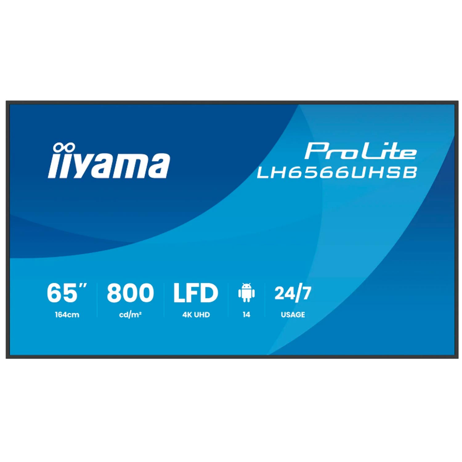 Iiyama ProLite LH6566UHSB-B1AG 163,8 cm (65 Zoll) 4K-Digital-Signage-Display