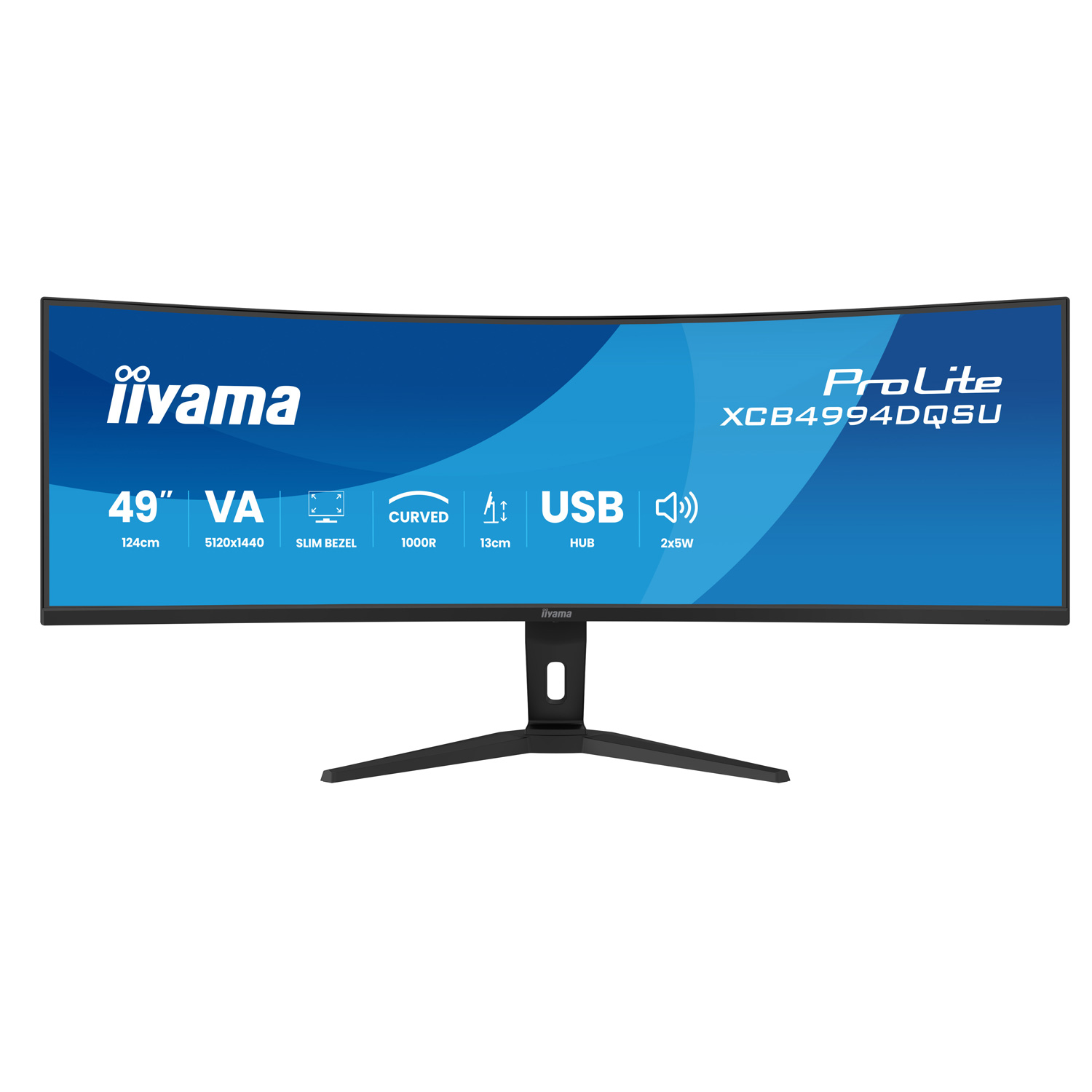 Iiyama ProLite XCB4994DQSU-B1 124,5 cm (49 Zoll) LED-Monitor