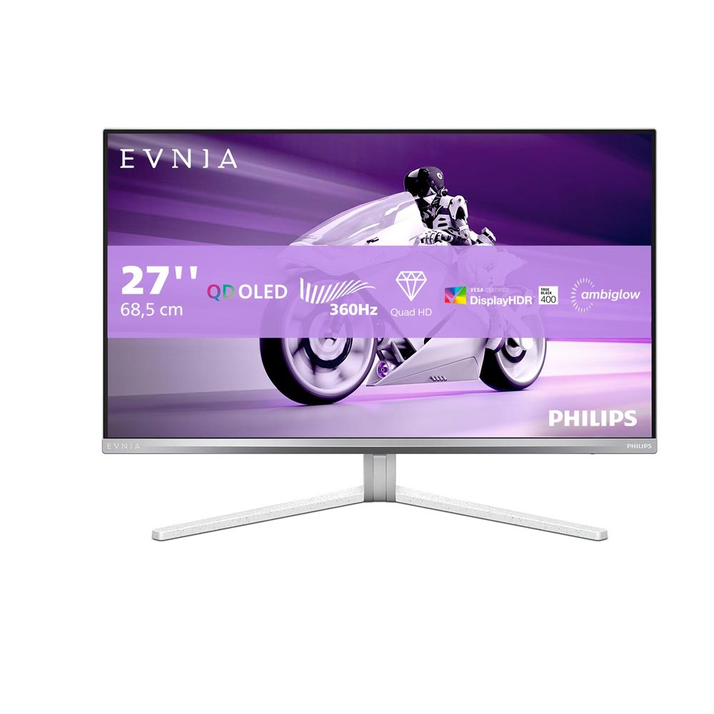 Philips Evnia 27M2N8500 68,6 cm (27 Zoll) OLED-Gaming-Monitor weiß