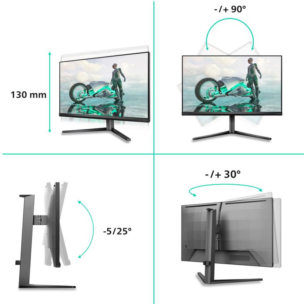 Philips Evnia 27M2N3800A 27 Zoll (68,58 cm) 4K-Gaming-Monitor (2.Wahl)