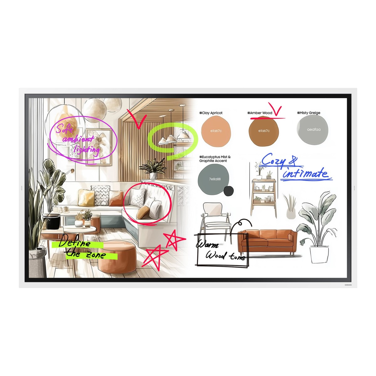 Samsung Flip WM65FX 165 cm (65 Zoll) Smart Signage Display