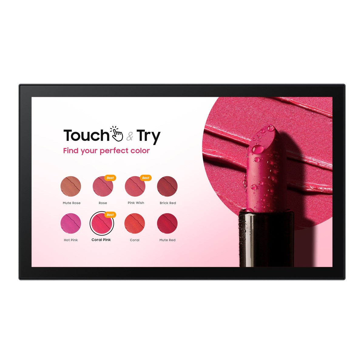 Samsung QBC-T Series QB13C-T 33 cm (13 Zoll) interaktives Digital-Signage-Touchdisplay