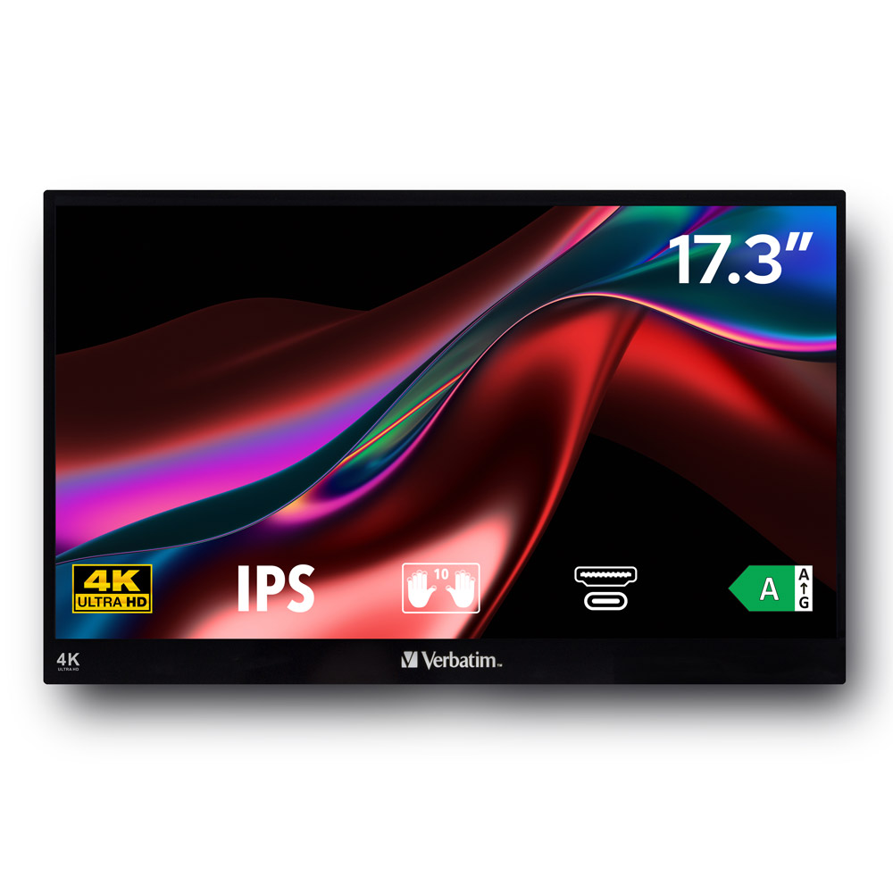 Verbatim PMT-17-4K 43,9 cm (17,3 Zoll) 4K-LED-Monitor