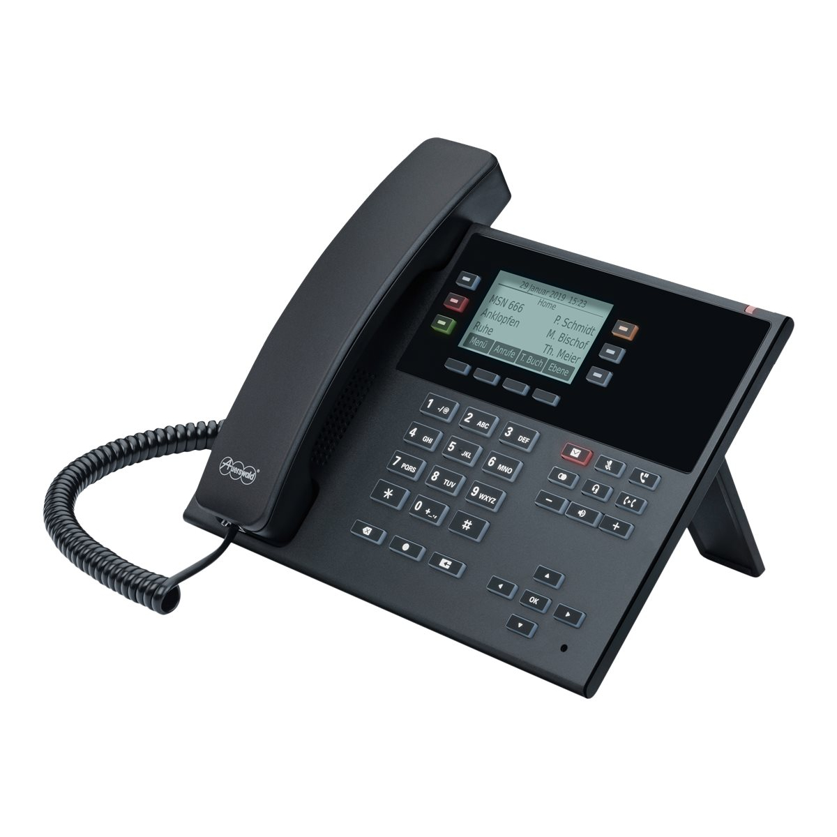 Auerswald COMfortel D-210 Telefon schwarz