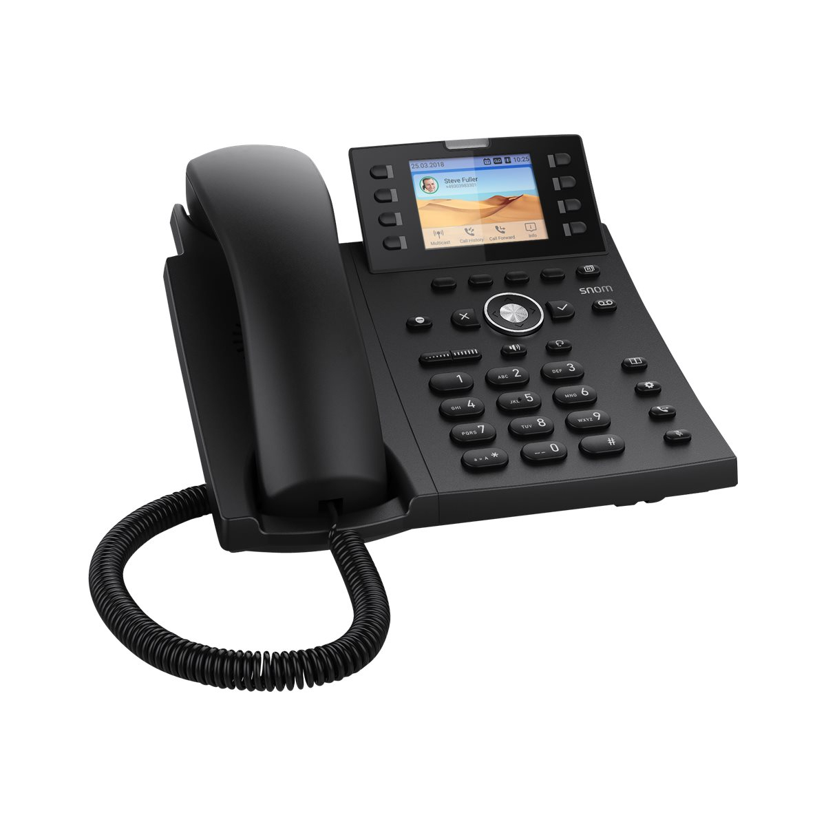 Snom D335 IP-Telefon schwarz