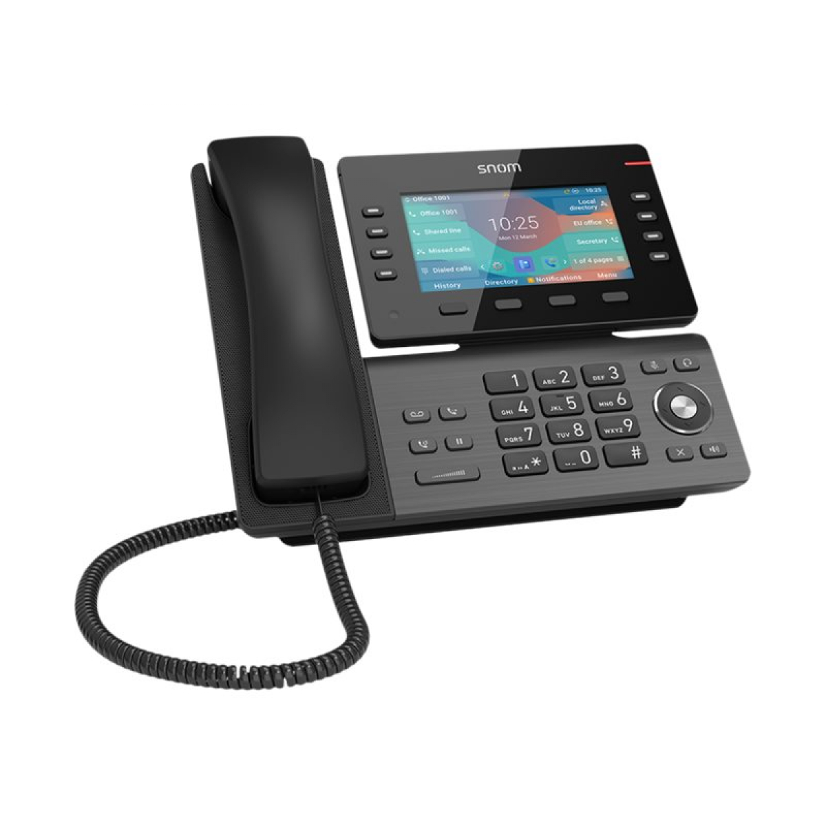 Snom D862 IP-Telefon schwarz