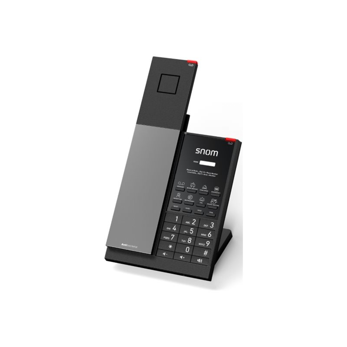 Snom HD351A Schnurloses DECT-Telefon gun metal