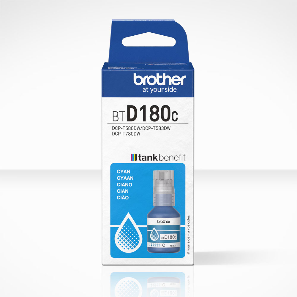 Brother BTD180C Tintenflasche cyan