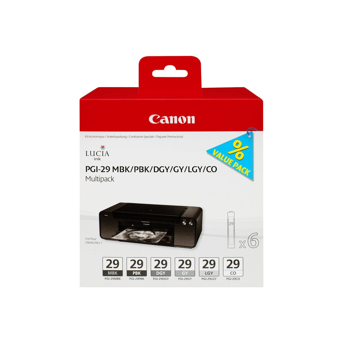 Canon PGI-29 Tintenpatronen Multipack