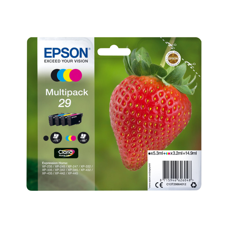 Epson No.29 Tintenpatrone Multipack farbig