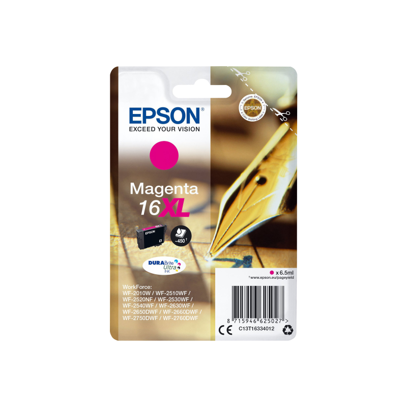 Epson No.16XL Tintenpatrone magenta