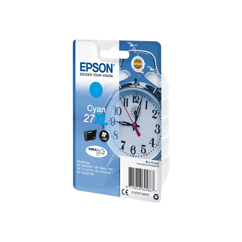 Epson No.27XL Tintenpatrone cyan