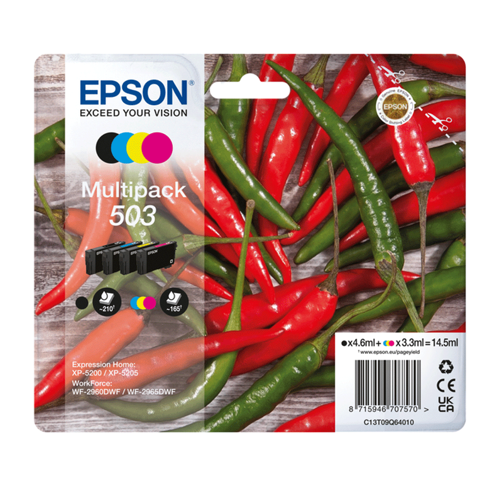 Epson 503 Tintenpatronen Multipack farbig