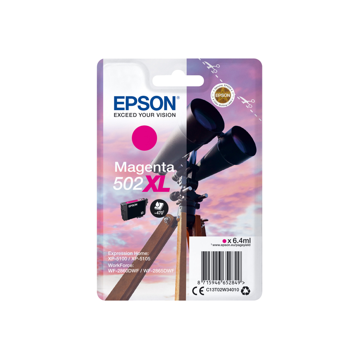 Epson 502 XL Tintenpatrone magenta