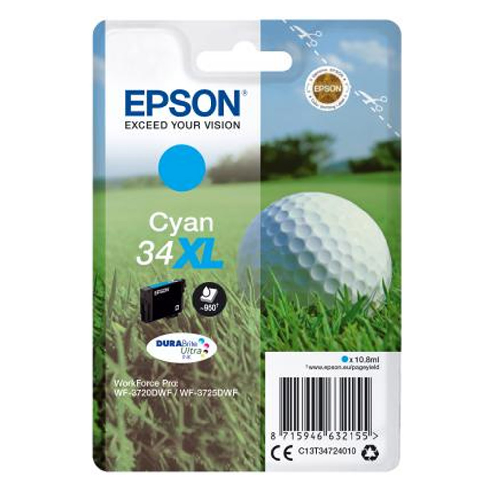 Epson 34XL Tintenpatrone cyan