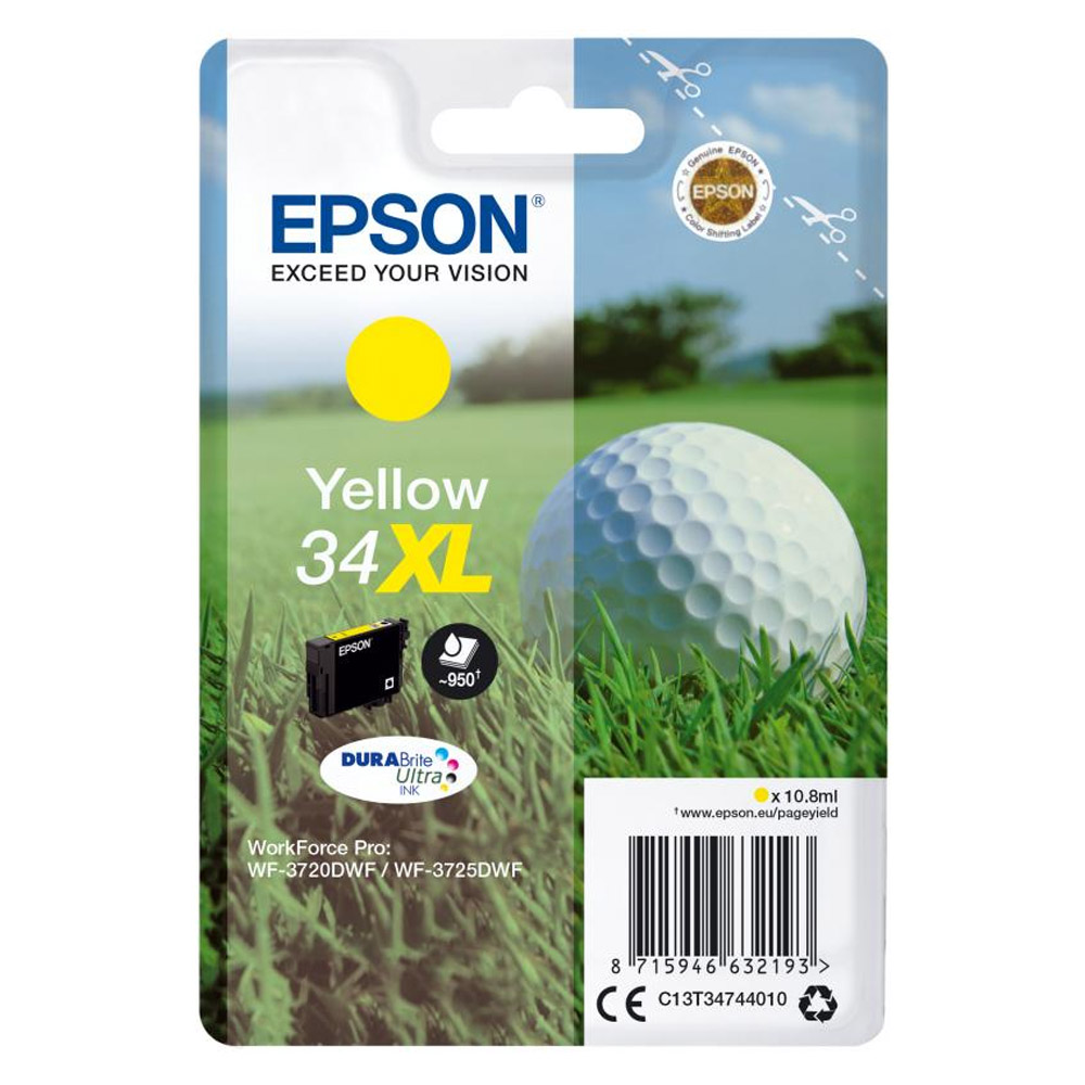 Epson 34XL Tintenpatrone gelb