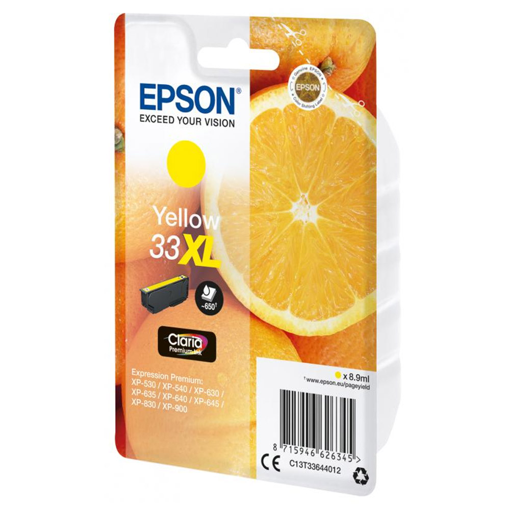 Epson 33XL Tintenpatrone gelb