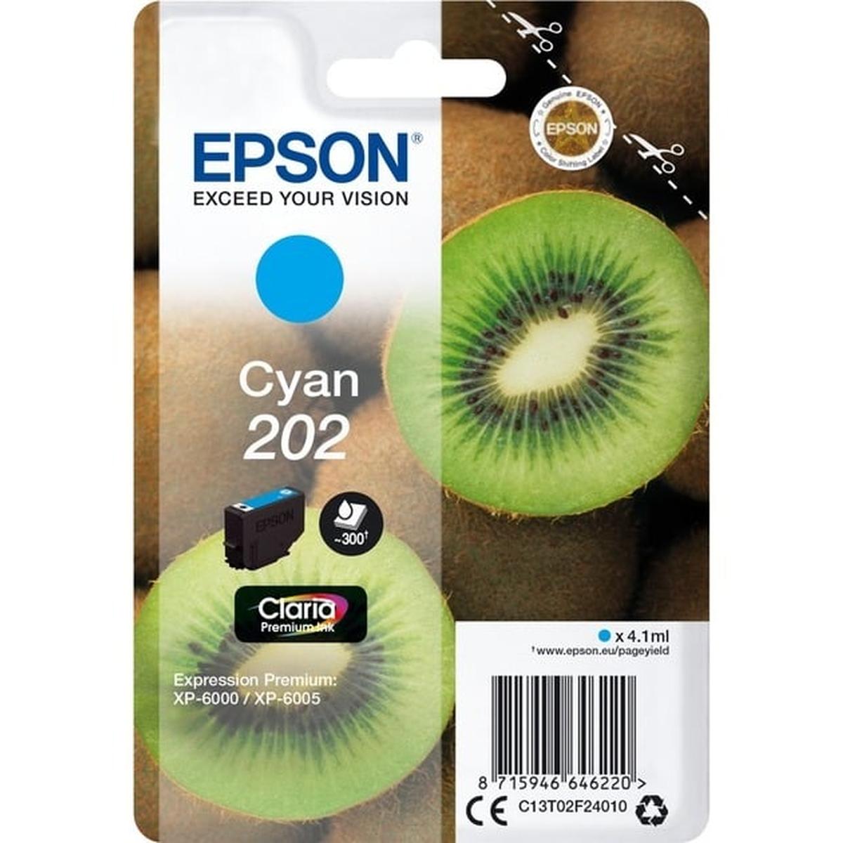 Epson 202 Tintenpatrone cyan