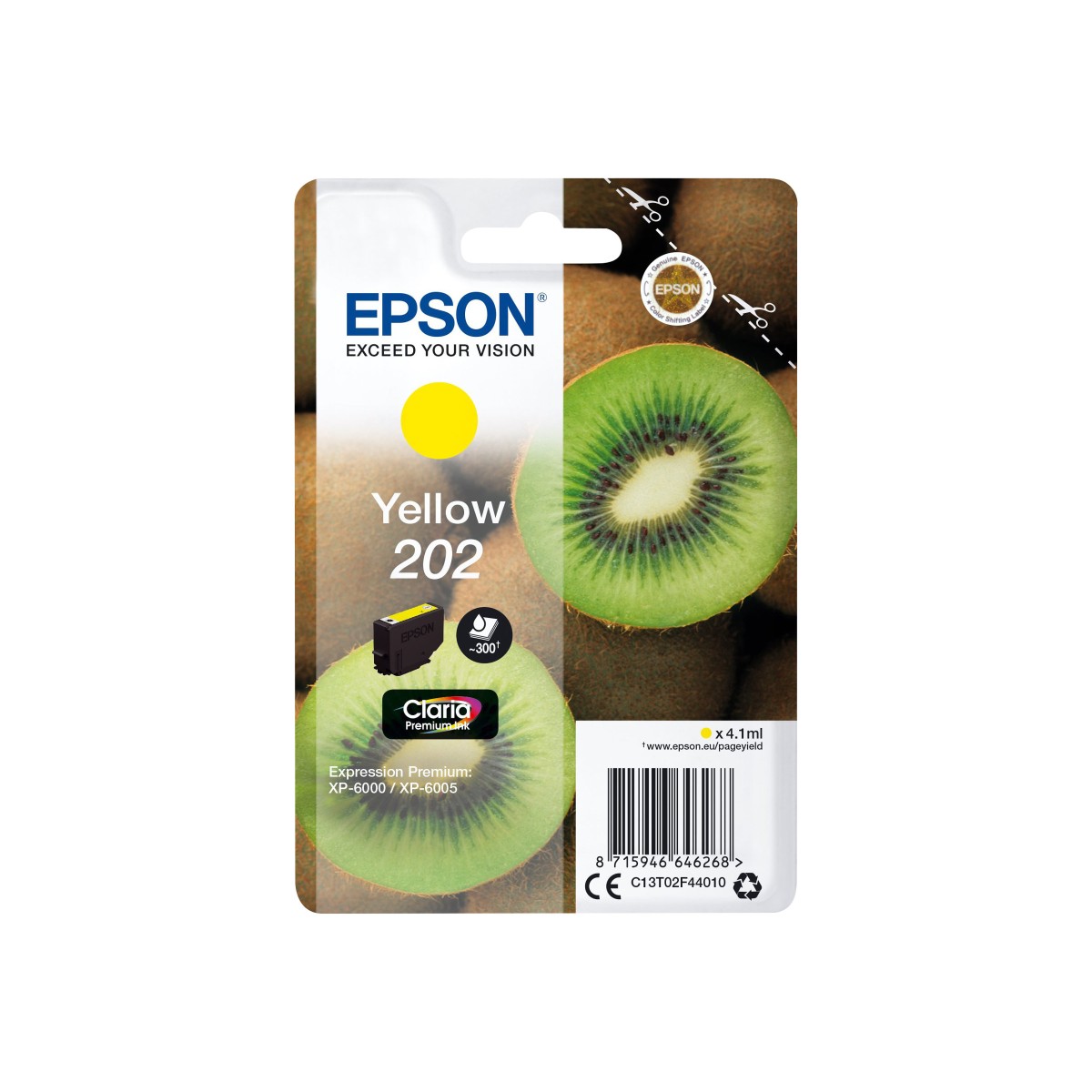 Epson 202 Tintenpatrone gelb
