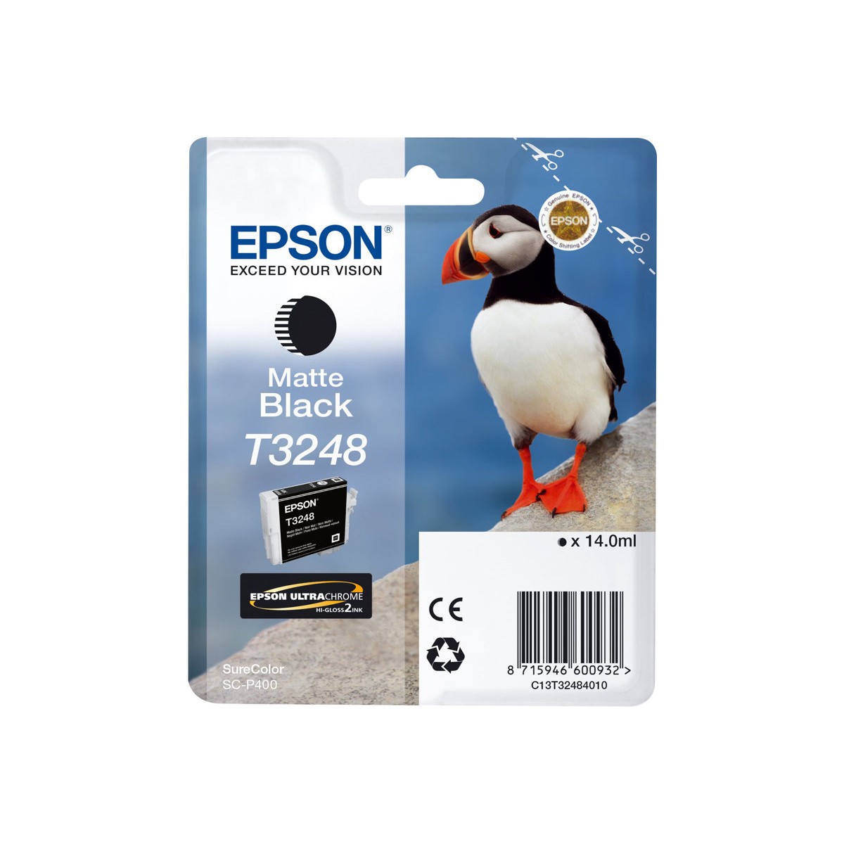 Epson T3248 Tintenpatrone mattschwarz