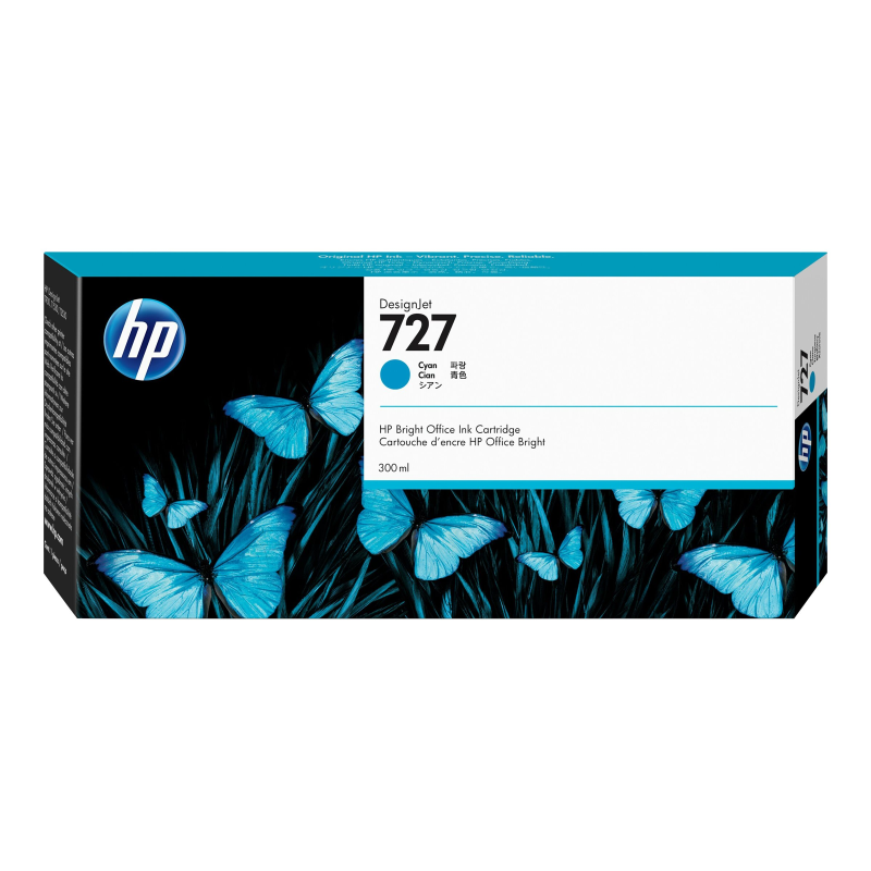 HP No.727 Tintenpatrone cyan
