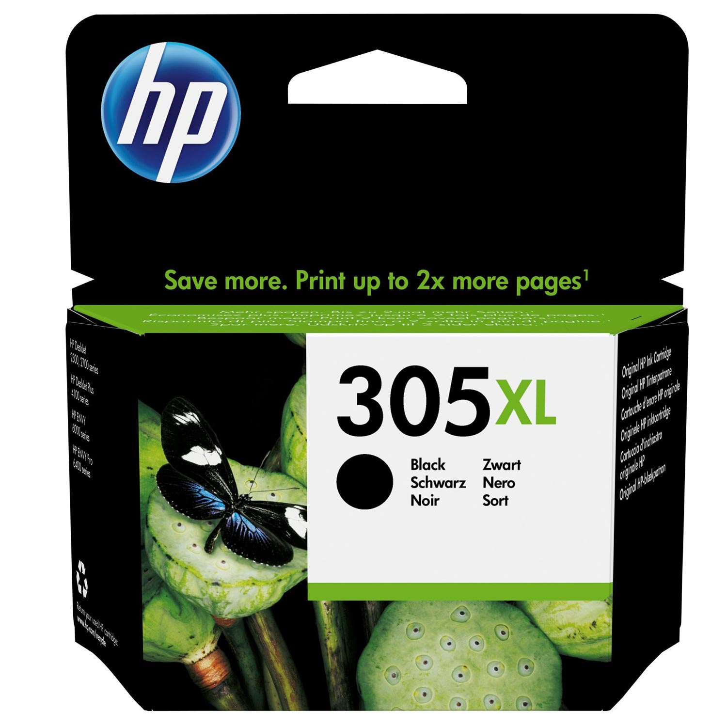 HP 305XL Tintenpatrone schwarz