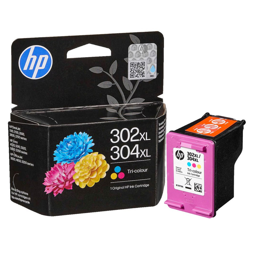 HP 302XL/304XL Tintenpatrone farbig