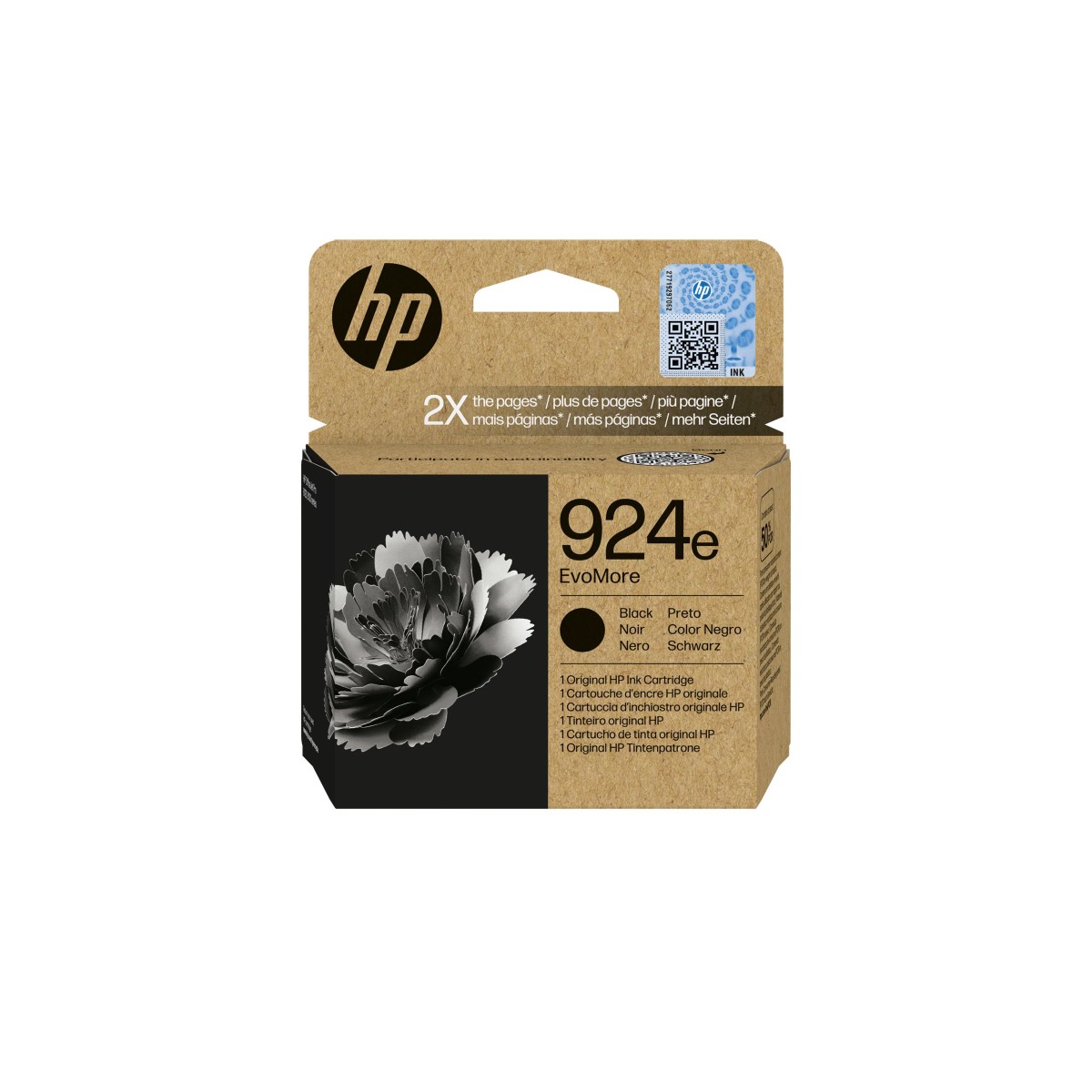 HP 924e EvoMore Tintenpatrone schwarz