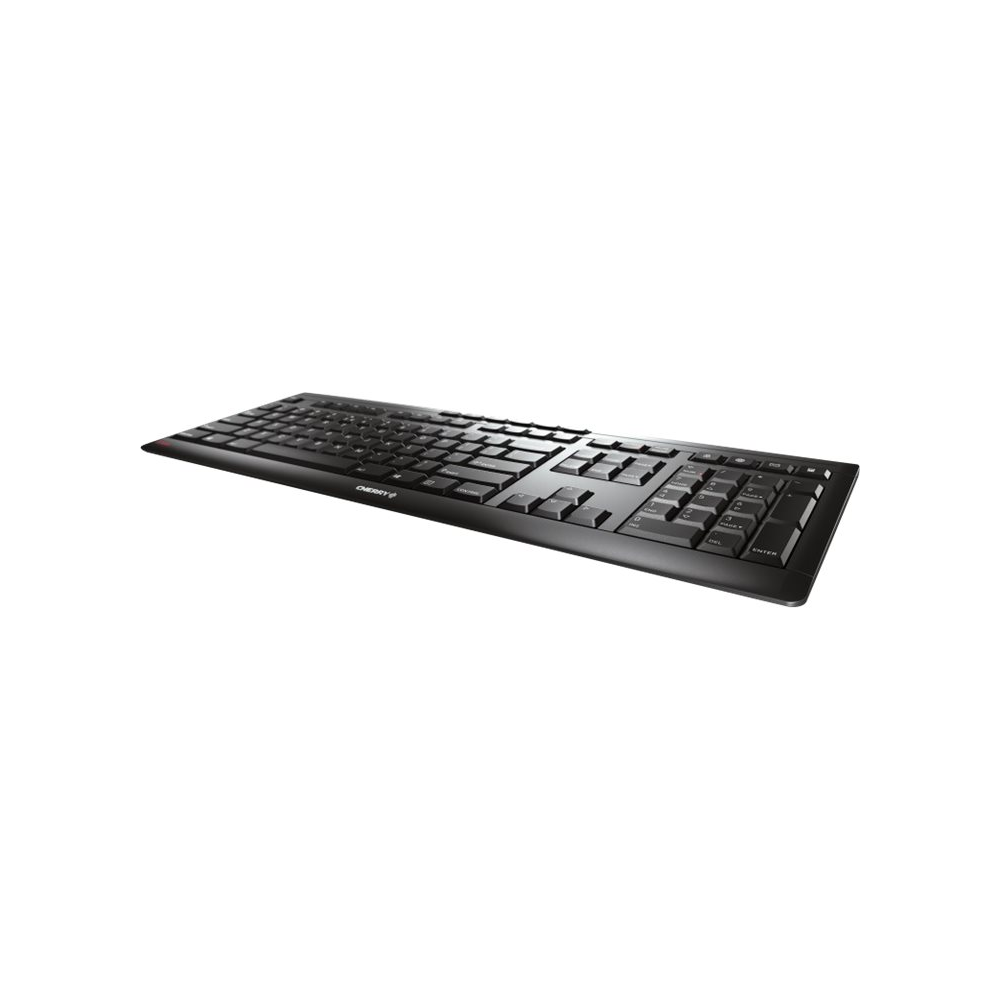 Cherry STREAM KEYBOARD WIRELESS Internationales Layout QWERTY Tastatur schwarz