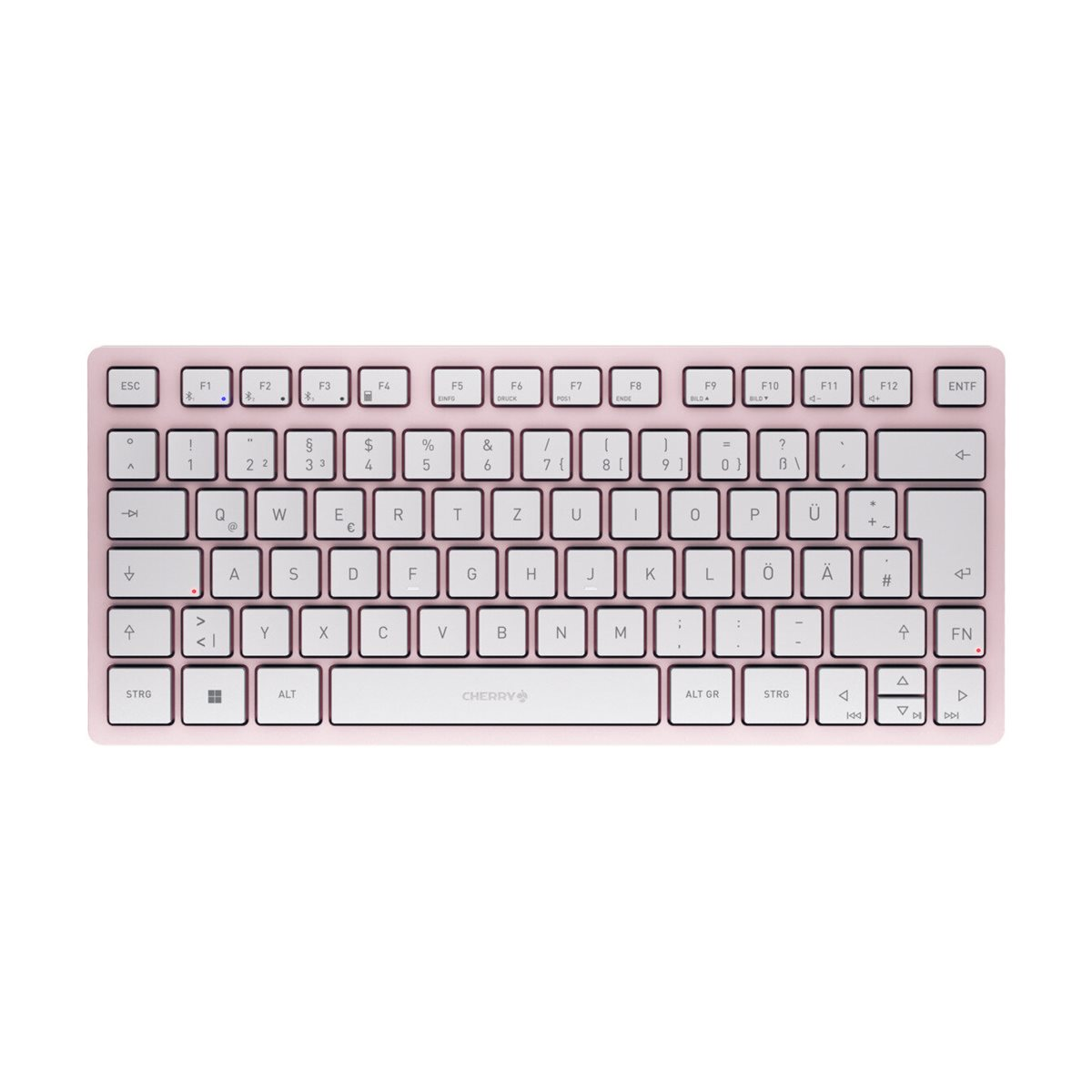 Cherry KW 7100 MINI BT Kompakte Multi-Device-Tastatur cherry blossom (2.Wahl)
