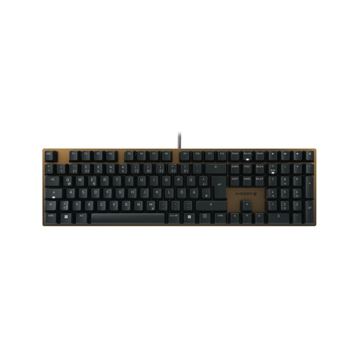 Cherry KC 200 MX Mechanische Tastatur schwarz/bronze