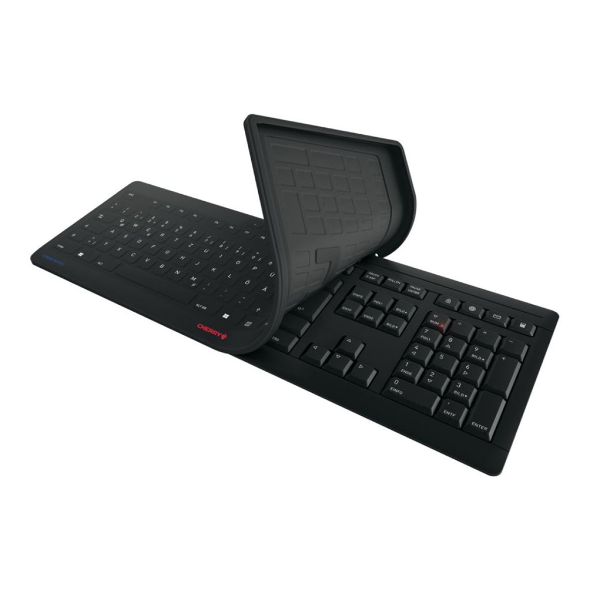 Cherry Stream Protect Kabelgebundene Tastatur schwarz