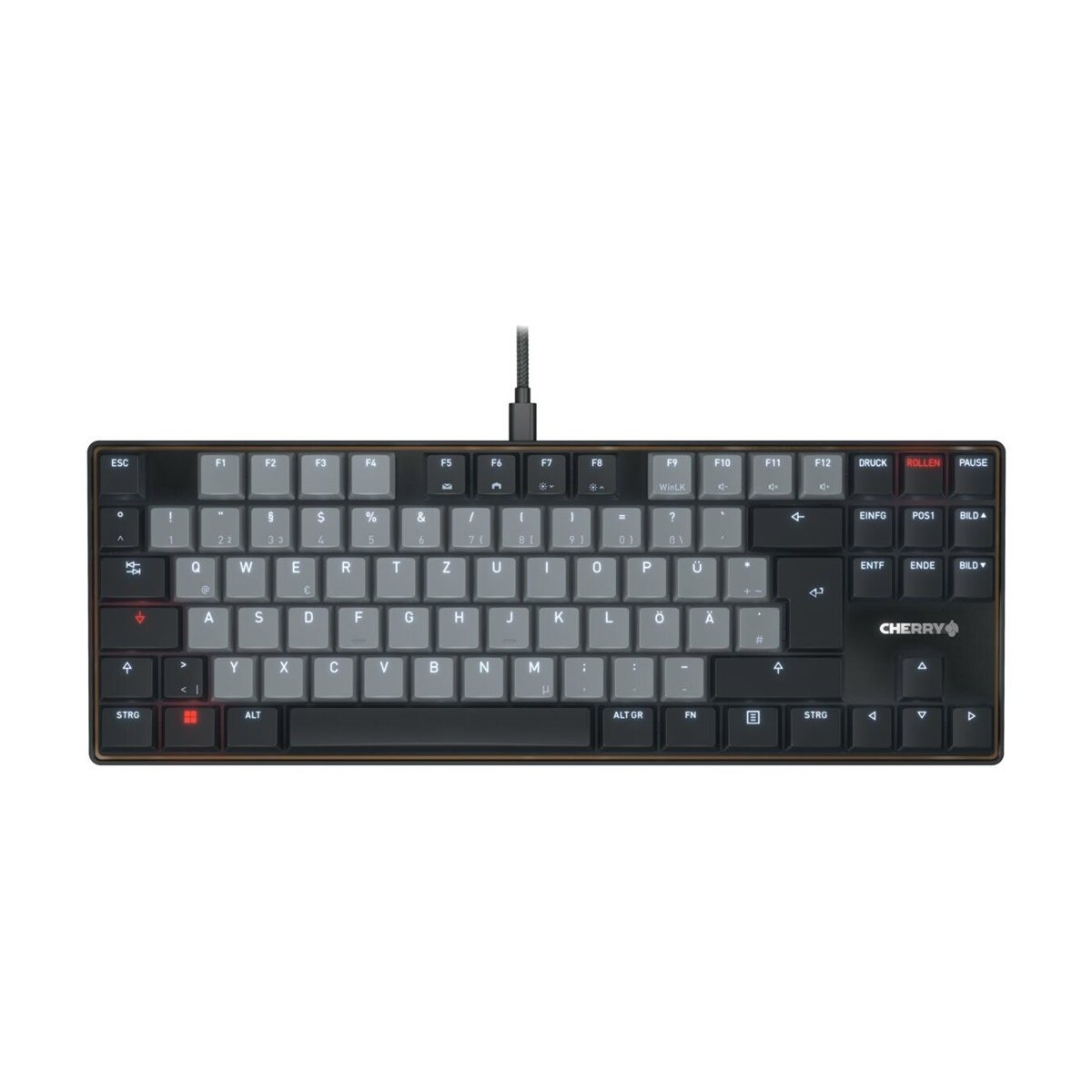 Cherry KC 500 MX LP TKL Tastatur schwarz