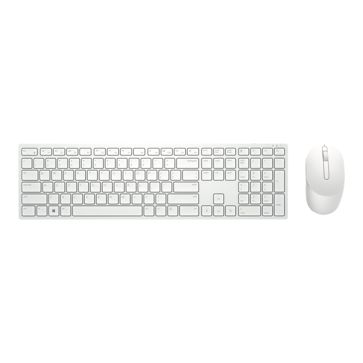 Dell Pro KM5221W Tastatur-Maus-Set weiß
