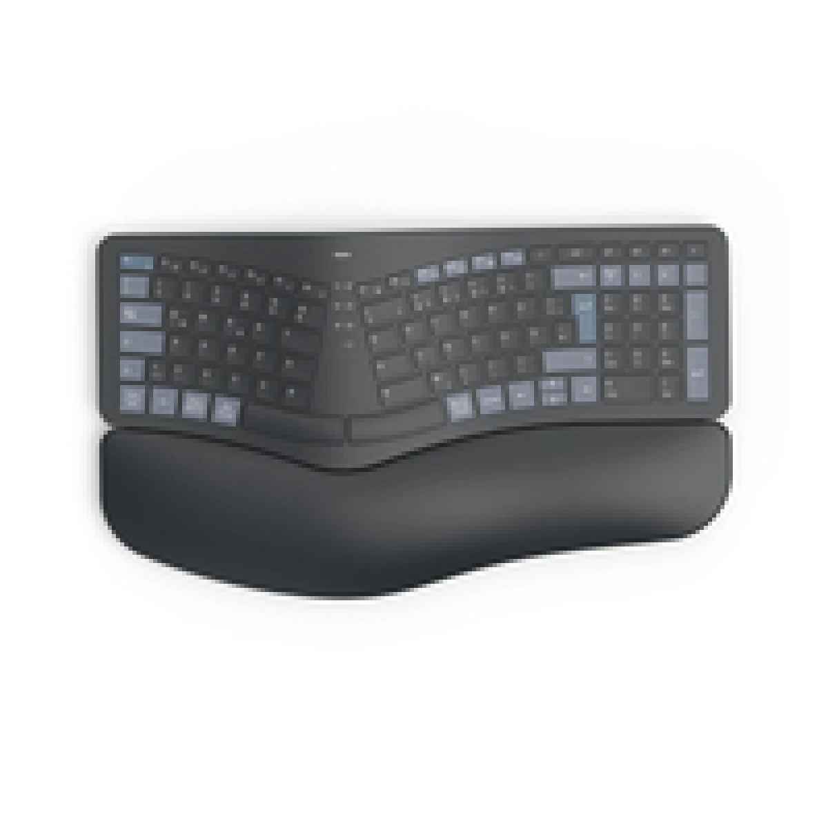 Hama Multi-Device-Tastatur "WK-900 Ergo" kabellos geteilt LED schwarz