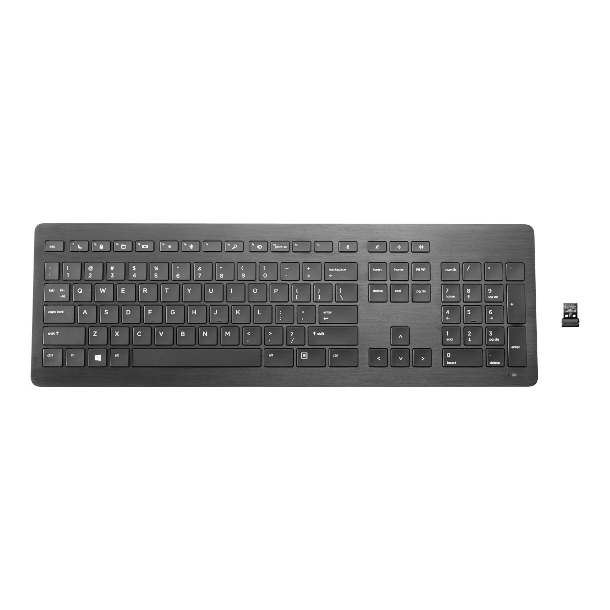 HP Wireless Premium Keyboard QWERTZ Tastatur schwarz