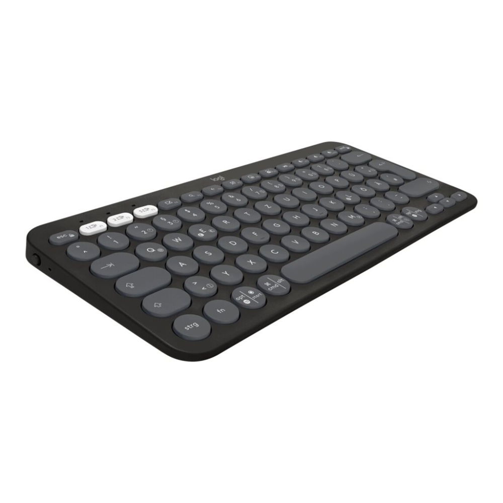 Logitech Pebble Keys 2 K380s kabellose Multi-Device Bluetooth-Tastatur graphit (2.Wahl)