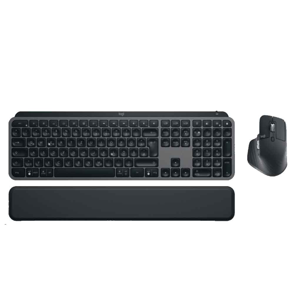 Logitech MX Keys S Combo Tastatur-und-Maus-Set graphite