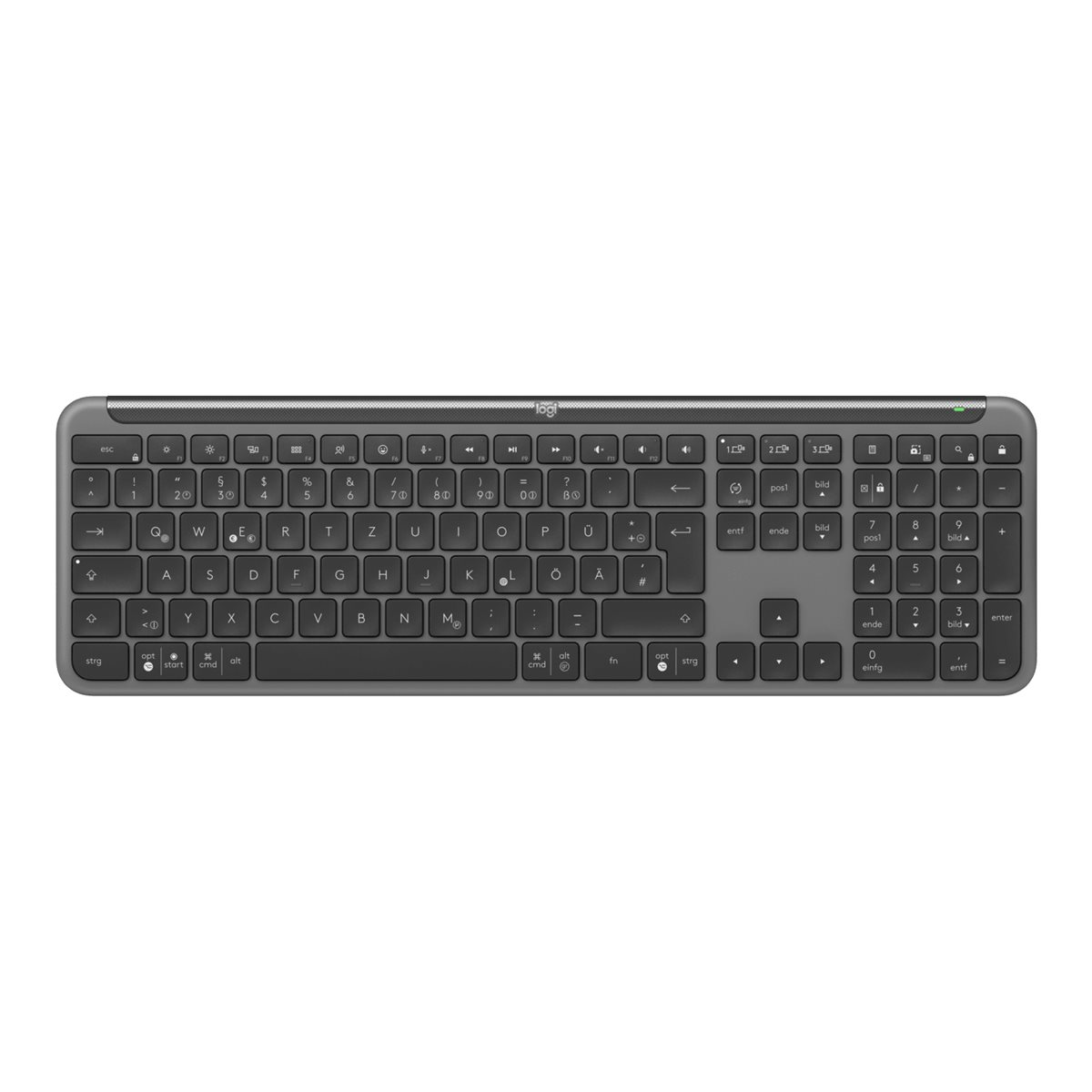 Logitech Signature Slim K950 kabellose Tastatur graphit