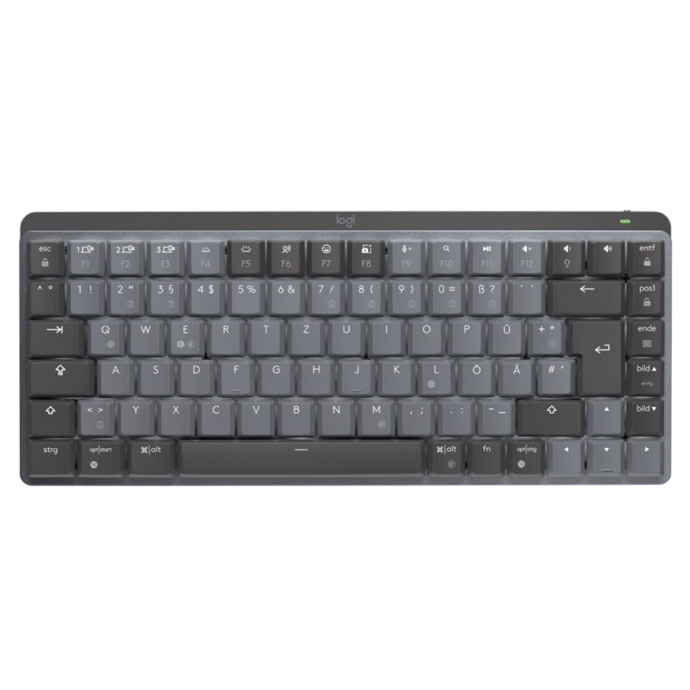 Logitech MX Mechanische kabellose Mini-Tastatur mit Beleuchtung graphit